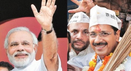 Modi_congratulate_Kejriwal_over_delhi_victory_niharonline