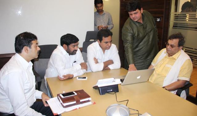 subhash-ghai-film-institute-in-hyderabad-it-minister-ktr-niharonline